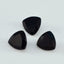 Black Onyx 1PC Large 10x10 MM Triangle Faceted Black Shine Semi Precious Loose Gems