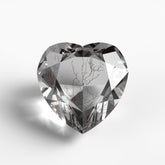 Black Rutile 1PC Tiny 6x6 MM Heart Faceted Black Polished Semi Precious Loose Gemstones