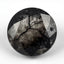 Black Rutile 1PC Chunky 16x16 MM Round Faceted Black Pure Semi Precious Loose Gems