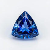 Blue Sapphire (GF) 10PC Tiny 4x4 MM Triangle Faceted Blue Brilliant Precious Loose Gemstones