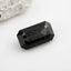 Black Spinel 1PC Tiny 4x8 MM Baguette Faceted Black Lustrous Semi Precious Gems