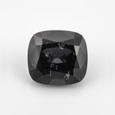 Black Spinel 1PC Large 11x11 MM Cushion Faceted Black Fine Semi Precious Loose Gemstone