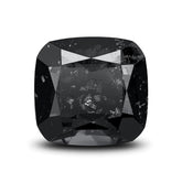 Black Spinel 1PC Chunky 16x16 MM Cushion Faceted Black Pure Semi Precious Loose Gemstones