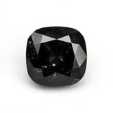 Black Spinel 1PC Medium 9x9 MM Cushion Faceted Black Lustrous Semi Precious Gems