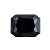 Black Spinel 1PC Chunky 13x18 MM Emerald Faceted Black Natural Semi Precious Gems