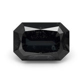 Black Spinel 1PC Medium 8x10 MM Emerald Faceted Black Splendid Semi Precious Loose Gemstone