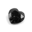 Black Spinel 1PC Large 12x12 MM Heart Faceted Black High-Quality Semi Precious Loose Gemstones