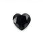 Black Spinel 10PC Tiny 4x4 MM Heart Faceted Black Brilliant Semi Precious Loose Gemstones