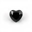 Black Spinel 1PC Tiny 5x5 MM Heart Faceted Black Sparkling Semi Precious Gems