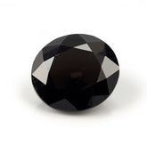 Black Spinel 1PC Large 11x11 MM Round Faceted Black Fine Semi Precious Loose Gemstone