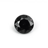 Black Spinel 1PC Tiny 5x5 MM Round Faceted Black Sparkling Semi Precious Gems