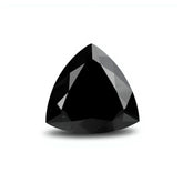Black Spinel 1PC Tiny 6x6 MM Triangle Faceted Black Polished Semi Precious Loose Gems