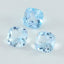 Sky Blue Topaz 1PC Large 12x12 MM Cushion Faceted Blue High Quality Semi Precious Loose Gemstones