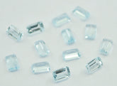 Sky Blue Topaz 1PC Large 10x14 MM Emerald Faceted Blue Superior Semi Precious Gems