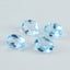 Sky Blue Topaz 1PC Tiny 4x6 MM Oval Faceted Blue Splendid Semi Precious Loose Gemstone