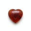 Carnelian 1PC Small 8x8 MM Heart Cabochon Red Lustrous semi Precious Loose Gemstone
