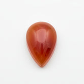 Carnelian 1PC Small 6x9 MM Pear Cabochon Red Lustrous semi Precious Semi Precious Gemstone