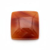 Carnelian 1PC Large 11x11 MM Square Cabochon Red Brilliant semi Precious Precious Gemstone
