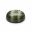 Cats Eye 1PC Medium 7x10 MM Oval Cabochon Gray Splendid Precious Gems