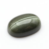 Cats Eye 1PC Large 8x12 MM Oval Cabochon Gray Shine Precious Loose Gemstones