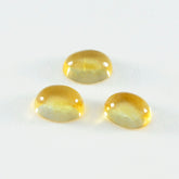 Citrine 1PC Small 6x9 MM Oval Cabochon Yellow Natural semi Precious Loose Gemstone