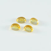 Citrine 1PC Small 6x8 MM Oval Cabochon Yellow High Quality semi Precious Loose Gems