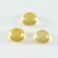 Citrine 1PC Large 11x11 MM Round Cabochon Yellow Fiery semi Precious Semi Precious Gemstone