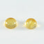 Citrine 1PC Medium 9x9 MM Round Cabochon Yellow Superior semi Precious Loose Gemstone