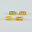 Citrine 1PC Medium 7x14 MM Baguette Faceted Yellow Polished Semi Precious Loose Gemstones