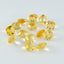 Citrine 1PC Tiny 6x6 MM Cushion Faceted Yellow Polished Semi Precious Loose Gems
