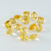 Citrine 1PC Tiny 6x6 MM Cushion Faceted Yellow Polished Semi Precious Loose Gems