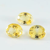 Citrine 1PC Small 6x9 MM Oval Faceted Yellow Pure Semi Precious Loose Gemstones