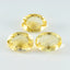 Citrine 1PC Small 7x9 MM Oval Faceted Yellow Fiery Semi Precious Gems
