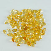 Citrine 1PC Tiny 5x7 MM Pear Faceted Yellow Shine Semi Precious Loose Gemstones