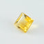 Citrine 1PC Chunky 15x15 MM Square Faceted Yellow Superior Semi Precious Loose Gemstone