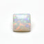 Created Opal 10PC Tiny 4x4 MM Cushion Cabochon White Brilliant semi Precious Loose Gemstones