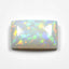 Created Opal 1PC Large 8x12 MM Emerald Cabochon White Superior semi Precious Loose Gemstone