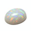 Created Opal 1PC Large 8x12 MM Oval Cabochon White Polished semi Precious Precious Gemstone