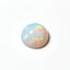 Created Opal 10PC Tiny 5x5 MM Round Cabochon White Natural semi Precious Semi Precious Gemstone