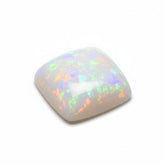 Created Opal 1PC Large 11x11 MM Square Cabochon White Pure semi Precious Loose Gemstones