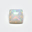 Created Opal 1PC Small 8x8 MM Square Cabochon White Natural semi Precious Gems