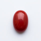 Coral 1PC Small 7x9 MM Oval Cabochon Red Polished Precious Loose Gemstones