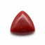 Coral 1PC Large 10x10 MM Triangle Cabochon Red Pure Precious Loose Gems