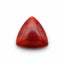 Coral 1PC Large 11x11 MM Triangle Cabochon Red Fiery Precious Loose Gemstone