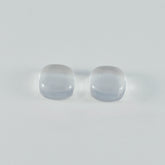 Crystal Quartz 1PC Medium 9x9 MM Cushion Cabochon White Shine semi Precious Loose Gems