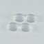 Crystal Quartz 10PC Tiny 5x5 MM Cushion Cabochon White Polished semi Precious Loose Gemstones
