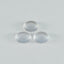 Crystal Quartz 1PC Medium 7x10 MM Oval Cabochon White Brilliant semi Precious Loose Gemstones