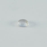 Crystal Quartz 1PC Large 9x11 MM Oval Cabochon White Polished semi Precious Precious Gemstone