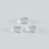 Crystal Quartz 1PC Large 8x12 MM Pear Cabochon White Sparkling semi Precious Gems