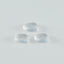 Crystal Quartz 1PC Medium 8x10 MM Pear Cabochon White Fiery semi Precious Semi Precious Gemstone